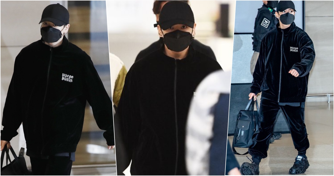 BTS's V Rocks An Exclusive, Unreleased Outfit From Louis Vuitton At The  Airport - Koreaboo