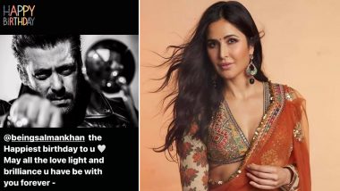 Salman Khan Turns 56: Katrina Kaif Shares a Monochrome Picture and Pens a Sweet Message on His Special Day