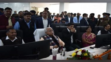 Business News | Haryana Chief Minister Inaugurates Integrated Command and Control Center (ICCC) of Karnal Smart City