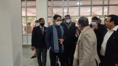 India News | Ludhiana Blast: Union Ministers Kiren Rijiju, Som Prakash Visit District Court Premises