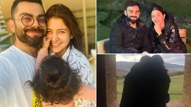 Virat Kohli Posts Heartfelt Message for Wife Anushka Sharma on Their Fourth Marriage Anniversary, See Some Adorable Pictures of the Couple (Check Post)