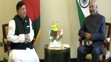 World News | Bangladesh Foreign Minister Calls on President Kovind, Discuss Bilateral Issues