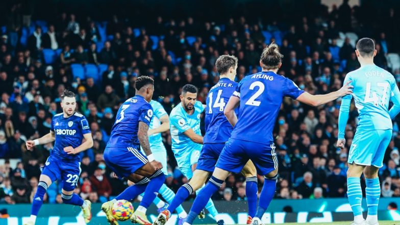 Manchester City Thrash Leeds United 7-0, Kevin de Bruyne Nets a Brace in EPL 2021-22 Match (Watch Goal Highlights)