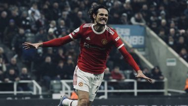 Edinson Cavani's Goal Saves Manchester United from the Blushes, EPL 2021-22 Match Against Newcastle Ends With 1-1 Draw