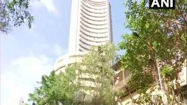 Business News | Equity Indices Open in Red, Sensex Down by 84 Points