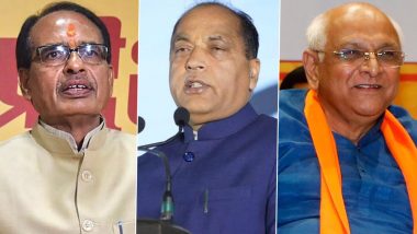 Shivraj Singh Chouhan, Jairam Thakur, Bhupendrabhai Patel and 8 Other CMs of BJP-Ruled States to Visit Ayodhya Today