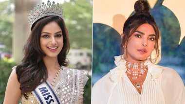 Priyanka Chopra Congratulates Harnaaz Sandhu as She Wins the Title of Miss Universe 2021! (Watch Video)