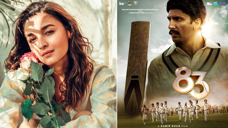 83: Alia Bhatt Reviews Ranveer Singh’s Upcoming Sports Drama, Calls It an ‘Experience’ (View Pic)