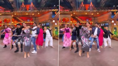 The Kapil Sharma Show: Nora Fatehi Makes the Team of TKSS Dance to Her Latest Song ‘Dance Meri Rani’ and It Looks Absolutely Fun (Watch Video)