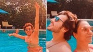 Divyenndu Shares a Cute Reel With His Wife Akanksha Dahiya as They Spend Fun Time on Pool! (Watch Video)