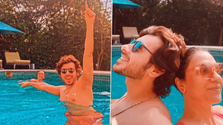 Divyenndu Shares a Cute Reel With His Wife Akanksha Dahiya as They Spend Fun Time on Pool! (Watch Video)