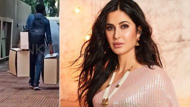 Vicky Kaushal – Katrina Kaif’s Wedding: Packages From Falguni Shane Peacock Get Delivered at the Actress’ House Hinting That the Shaadi Preps Have Begun
