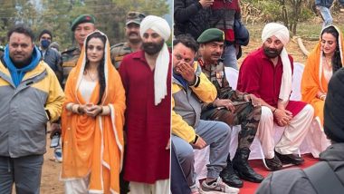 Gadar 2: First Look of Sunny Deol and Ameesha Patel From Their Upcoming Film Revealed! (View Pics)