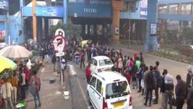 India News | As Fresh Curbs Set In, Long Queues Seen Outside Metro Stations in Delhi