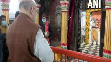 India News | Amit Shah Offers Prayers at Varanasi's Sankat Mochan Temple