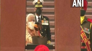 India News | PM Modi Participates in Homage, Reception Ceremony of 'Swarnim Vijay Mashaals' at War Memorial