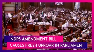 NDPS Amendment Bill Causes Fresh Uproar In Parliament As Opposition Charges Modi Govt Of Retrospectively Changing A Criminal Law