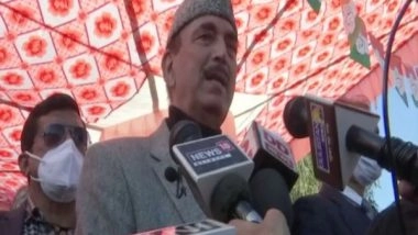 India News | Ghulam Nabi Azad Urges Security Forces to Avoid Collateral Damage During Anti-terror Operations in J-K