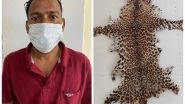 India News | Special Task Force Arrests Wildlife Criminal, Recovers Leopard Skin in Odisha