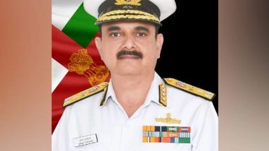 India News | Vice-Admiral Sanjay Vatsayan Assumes Charge as Chief of Staff, Eastern Naval Command
