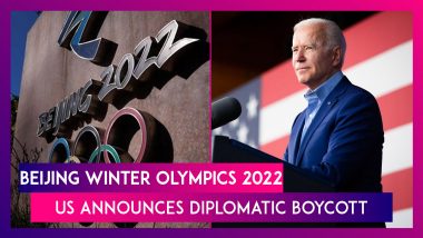 Joe Biden Administration Announces The US Will Diplomatically Boycott Upcoming Beijing Winter Olympics 2022