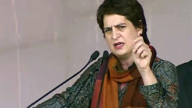 India News | Priyanka Gandhi Condemns Karnataka Congress MLA's 'rape' Remark, Says His Words Are Indefensible