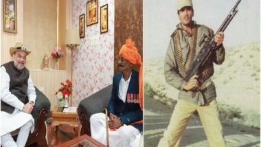 Entertainment News | War Veteran Bhairo Singh Rathore, Portrayed by Suniel Shetty in 'Border', Meets Amit Shah