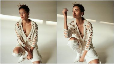 Ananya Panday's All White Look is Eccentric and Wild (View Pics)