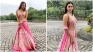 Kiara Advani Decks Up as the Prettiest Bridesmaid in a Pink Arpita Mehta Outfit