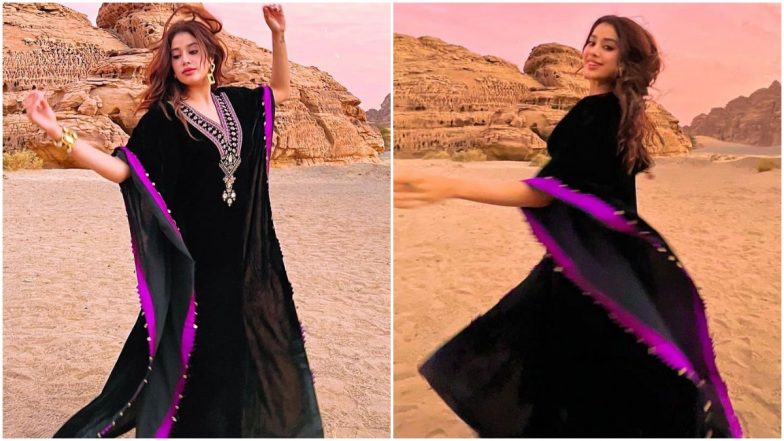 Janhvi Kapoor's Stunning Velvet Kaftan Can Be Yours For Rs 17,900!