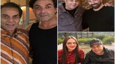 Entertainment News | Sunny Deol, Bobby Deol, Esha Deol Share Birthday Wishes for Father Dharmendra