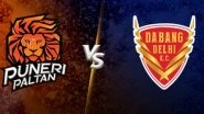 How to Watch Dabang Delhi vs Puneri Paltan, PKL 2021-22 Live Streaming Online on Disney+ Hotstar? Get Free Live Telecast of Pro Kabaddi League Match & Score Updates on TV