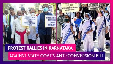 Karnataka: Protest Rallies Against State Govt's Anti-Conversion Bill