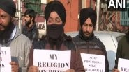 Jammu and Kashmir: Sikh Community Protest Demanding Action into Golden Temple Incident