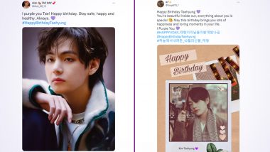 'I Purple You', BTS V aka Kim Taehyung's Phrase of Love Trends on Twitter as ARMY Celebrates His 27th Birthday (ViewTweets)