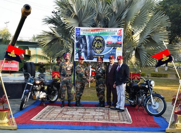 India News | J-K: Parbat Ali Regiment Organises 'Motorcycle Expedition' on Swarnim Vijay Varsh Celebrations
