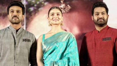 RRR: Ram Charan, Alia Bhatt, Jr NTR Are All Smiles As They Come Together For The Film’s Press Meet (View Pics)