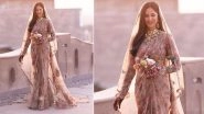 Katrina Kaif Pays Tribute to Her Mother&rsquo;s British Heritage With This Sabyasachi Saree During Pre-Wedding Festivities (View Pics)