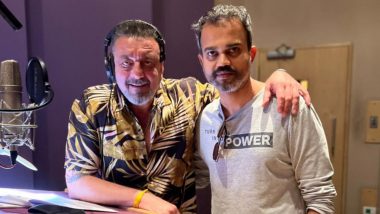 KGF Chapter 2: Sanjay Dutt AKA Adheera Wraps Up The Dubbing Session And Poses With Director Prashanth Neel (View Pics)