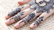New Year 2022 Mehndi Designs: Simple &lsquo;Happy New Year&rsquo; Henna Patterns To Draw and Welcome the Coming Year in Grand Manner!