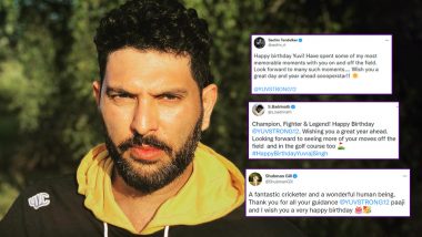 Happy Birthday Yuvraj Singh: Wishes Pour In for Former Indian All-Rounder on His Special Day (Check Posts)