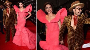 83 World Premiere: Ranveer Singh And Deepika Padukone Make A Stunning Appearance At The Red Sea International Film Festival (View Pics)