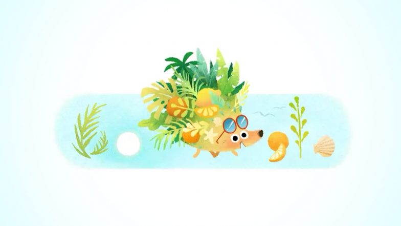 Summer 2021 in Australia: Cute Hedgehog Google Doodle Marks The Beginning of New Season (View GIF)