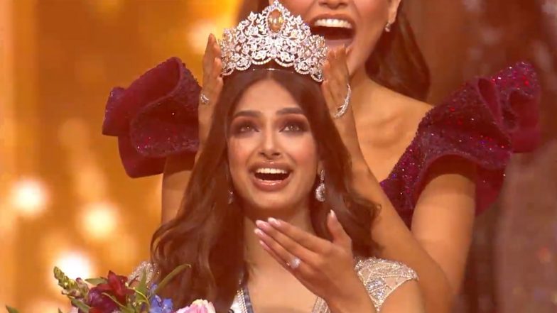 Harnaaz Sandhu Is Miss Universe 2021, Beauty Queen From India Beats Miss Paraguay Nadia Ferreira for Title at 70th Edition