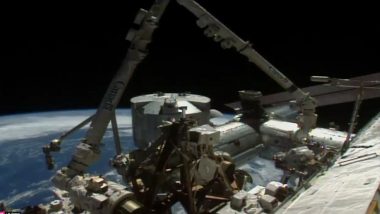 NASA Astronaut Duo Prepares for Spacewalk To Replace a Faulty Antenna System