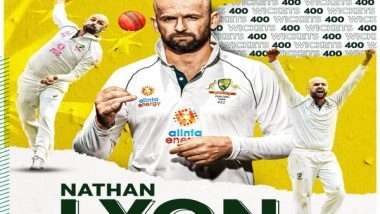 Sports News | Nathan Lyon Registers His 400th Scalp in Test Cricket
