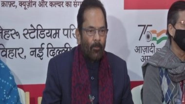 India News | Naqvi Terms Hunar Haat as Brand Ambassador of Swadeshi Heritage, Says Fulfils  'Vocal for Local' Mission