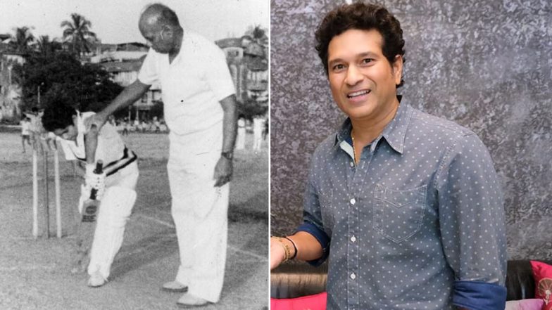 Sachin Tendulkar Remembers Childhood Coach Ramakant Achrekar on his Birthday, Pens a Beautiful Message! (Check Post)