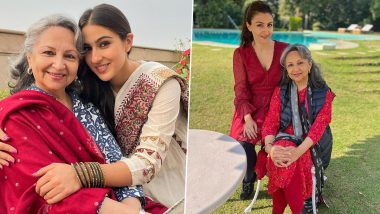 Sharmila Tagore Turns 77: Kareena Kapoor, Sara Ali Khan, Soha Ali Khan Pour Heartfelt Birthday Wishes For the Veteran Star