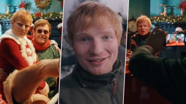 Merry Christmas Song: Ed Sheeran Shares a Fun BTS From His Festive Song With Elton John (Watch Video)